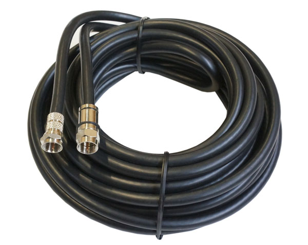 F-Anschlusskabel Premium Line HQ Schwarz 7,5m