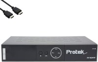 Protek X2 Twin SAT 4K - UHD HDR 2X DVB-S2 Twin Tuner,...