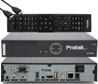 Protek X2 Twin SAT 4K - UHD HDR 2X DVB-S2 Twin Tuner,...