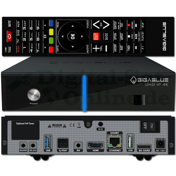 GigaBlue UHD IP 4K Linux E2 IPBOX Receiver ;;; (B-Ware)