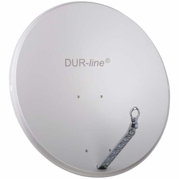 DUR-line Select 85/90 Hellgrau - Alu Sat-Antenne