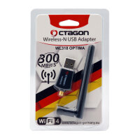 OCTAGON WL318 WLAN 300 Mbit/s +2dBi Antenne USB 2.0 Adapter Blister (WiFi, Wireless)
