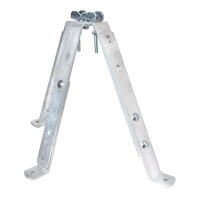 Wandabstandshalter Variabel Stahl HQ  35 - 45cm