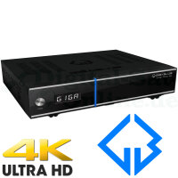 GigaBlue UHD Trio 4K DVB-S2X + DVB-T2/C Combo inklusive 1200 Mbits Wifi Stick
