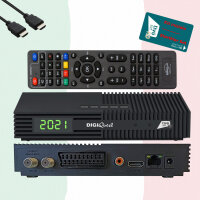 DIGIQuest Ti9 Sat Receiver DVB-S2 Full HD HEVC Tivusat...