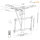 EasyLife - TV Deckenhalter Smart Home elektrisch drehbar und schwenkbar 32 bis 75 Zoll, VESA bis 600x400 (schwarz)