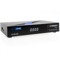 Octagon Spirit 4K UHD HDR10+ Smart Android TV OTT IP Media-Streaming-Box mit WLAN, BT Fernbedienung + Widevine Level L1 Support