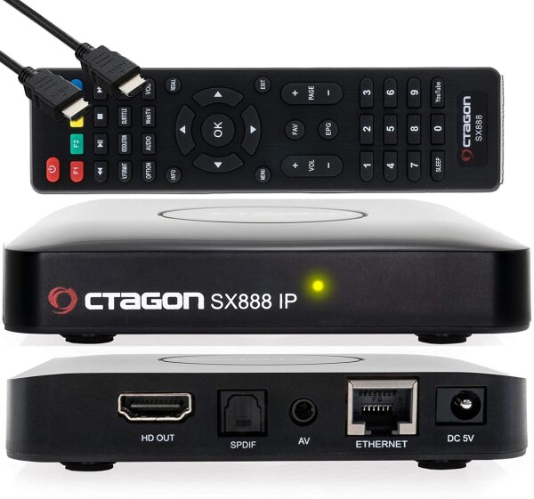 OCTAGON SX888 IP H.265 HEVC IPTV Set-Top Box Stalker Xtream M3U (B-Ware)