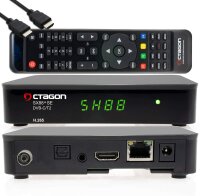 OCTAGON SX88+ SE H.265 HD Mini Hybrid-Receiver C/T2 +...