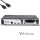 VU+ UNO 4K SE - UHD HDR 1x DVB-S2 FBC Sat Twin Tuner E2 Linux Receiver, YouTube, Satellit Festplattenreceiver, CI + Kartenleser, Media Player, USB 3.0 + 150 Mbit WiFi Stick