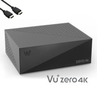 VU+ Zero 4K 1x DVB-S2X Multistream Linux UHD Receiver + 300 Mbits Wifi Stick
