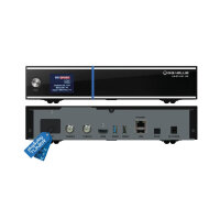 GigaBlue UHD UE 4K 2xDVB-S2 FBC Twin Tuner CI LAN PVR + 2TB HDD