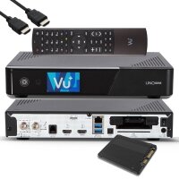 VU+ Uno 4K SE E2 Linux Sat Receiver + 1TB SSD (DVB-S2 FBC...
