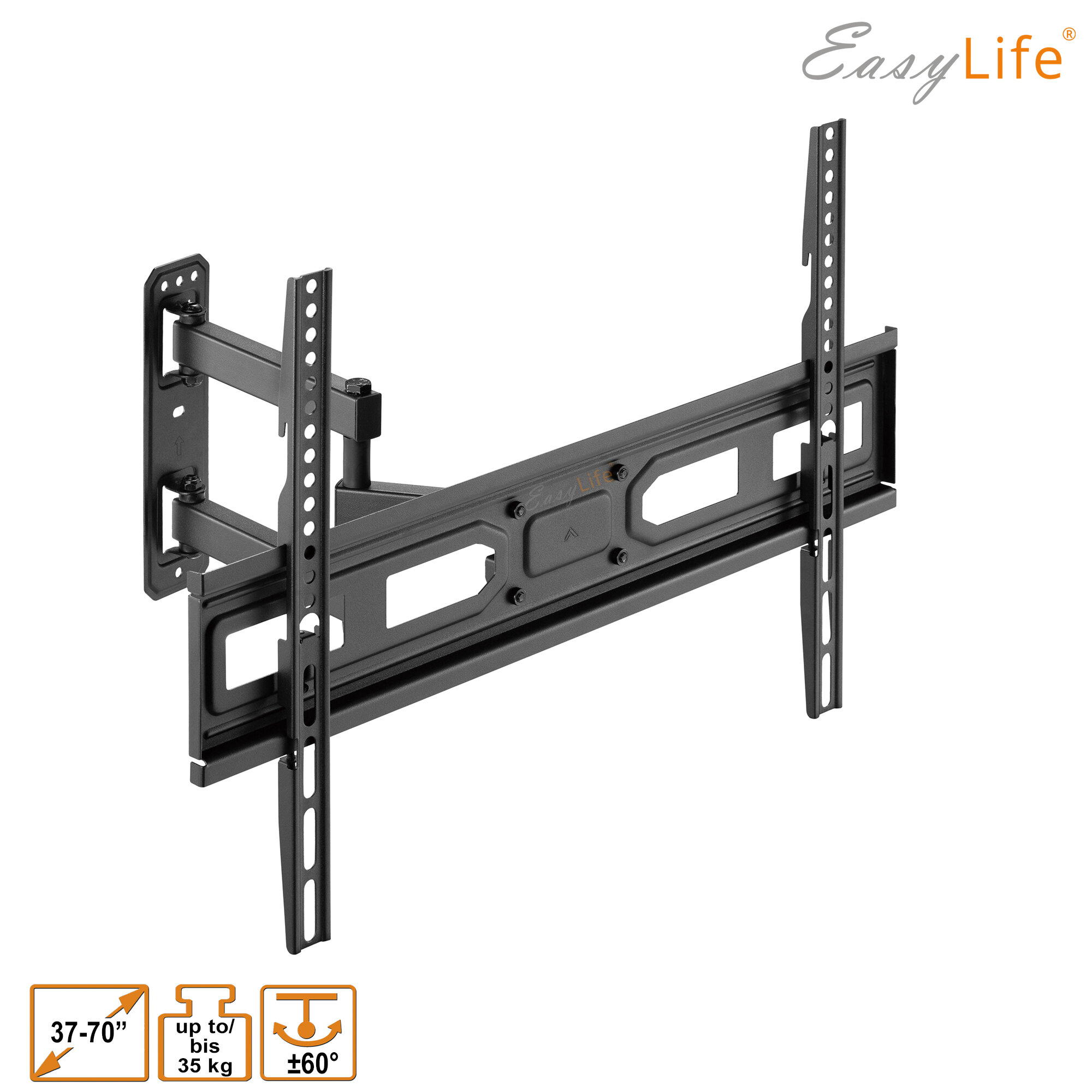 EasyLife FlexMount Single Support mural pour téléviseur 37 à 70