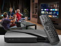 Dreambox Play UltraHD 4K UHD Android TV 11 IP-Receiver schwarz 5G WLAN, LAN, Bluetooth 5.1, HDMI 2.1