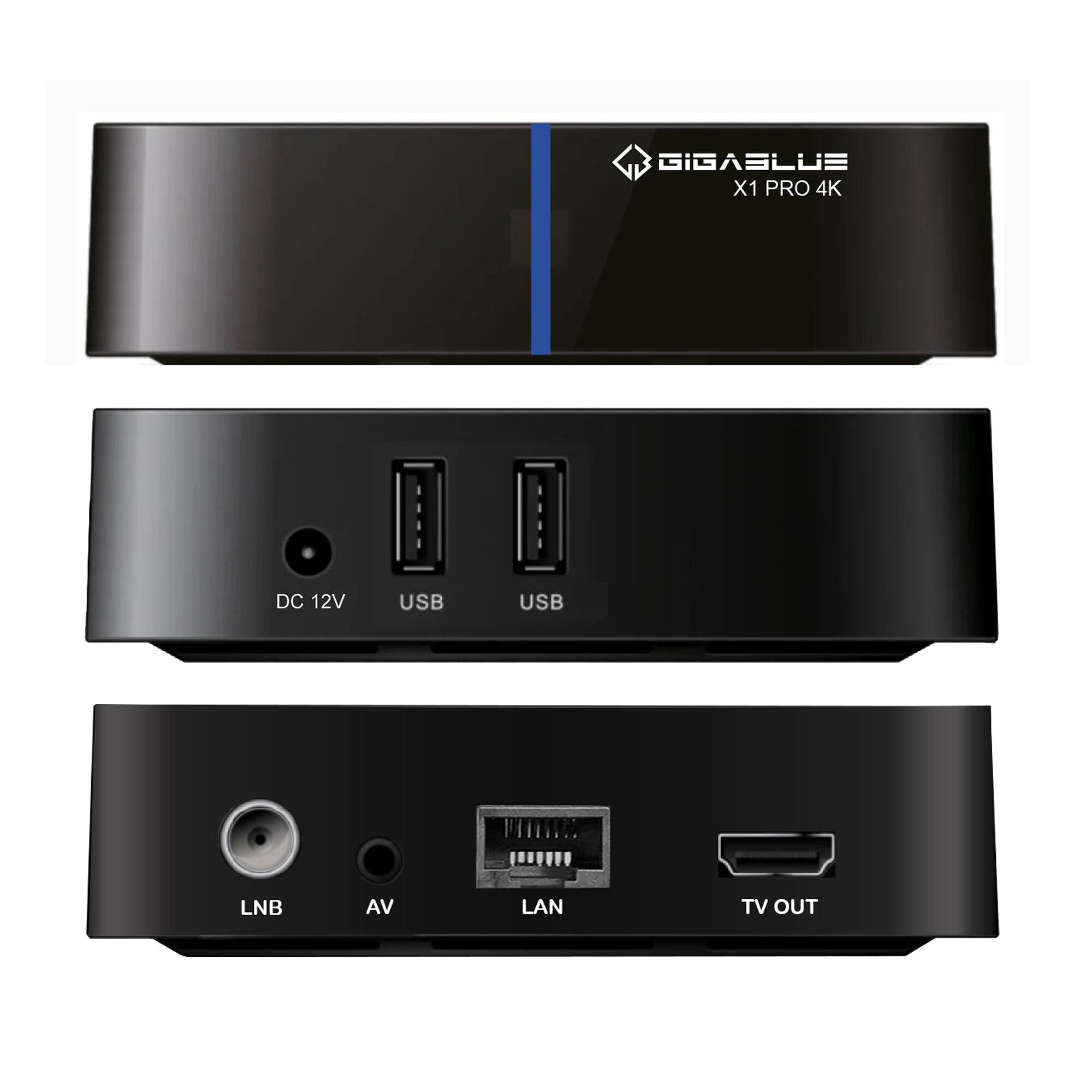 GigaBlue UHD X1 PRO 4K Android TV Box mit Sat-Tuner | Authorized Partne ...