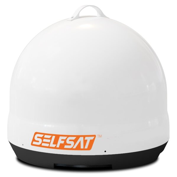 Selfsat SNIPE Mobil Camp Direct Portable mobile Satelliten-Antenne weiß