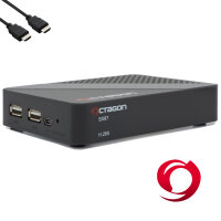 OCTAGON SX87 HD H.265 S2+IP HEVC Set-Top Box - Sat & Smart IPTV Receiver + 300 Mbits WiFi Stick