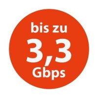 SELFSAT MWR 5550 eSIM 5G Cat 19 WLAN Router bis 3,3 Gbps inkl. SELFSAT 5G Antenne schwarz