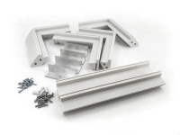 Flat Mount ASA mit Plexiglas weiß für STARLINK STANDARD