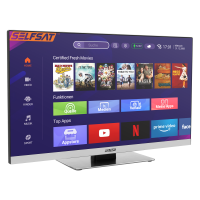 SELFSAT SMART LED TV 1255 (55cm/22") rahmenloser TV...