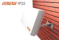 Selfsat IP22 Sat / IP Flachantenne