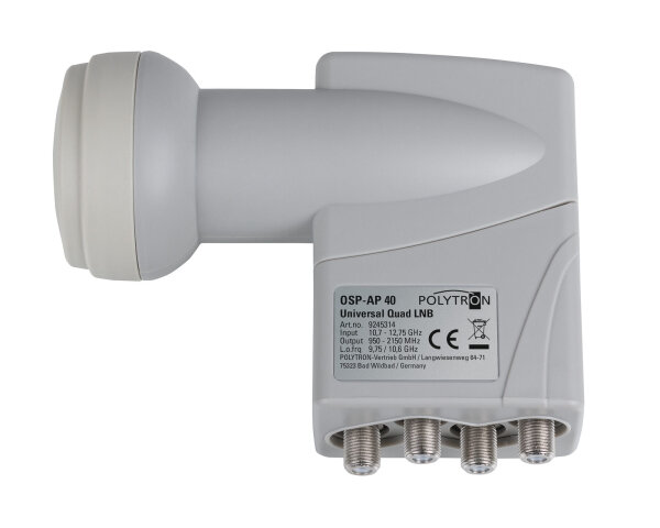 Polytron OSP-AP 40 Universal Quad Lnb,HDTV-, SDTV und...