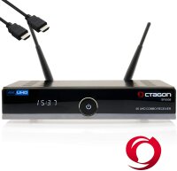 OCTAGON SF8008 4K UHD E2 DVB-S2X & DVB-C/T2 Linux Combo Receiver + 1TB HDD