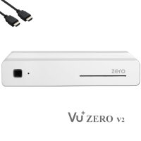 VU+ Plus Zero Linux Full HD Sat Receiver - Weiss + 300...