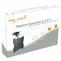 MyWall Klappbarer Deckenhalter für LED/LCD TV 17“-37“ HL12L
