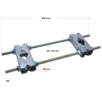 SET 2x Doppel-Schelle Mastschelle 30-HQ