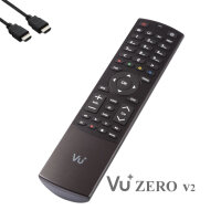 VU+ Plus Zero HW Version 2, 1x DVB-S2 Tuner Linux Full HD Sat Receiver - Schwarz