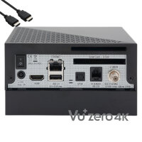 VU+ Zero 4K 1x DVB-S2X Multistream Linux UHD Receiver + 2TB HDD und 300 Mbits Wifi Stick