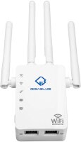 GigaBlue Ultra 1200Mbps 2.4 & 5 GHz Dual Band AC1200 WLAN Repeater mit 4x 3dBi Antennen